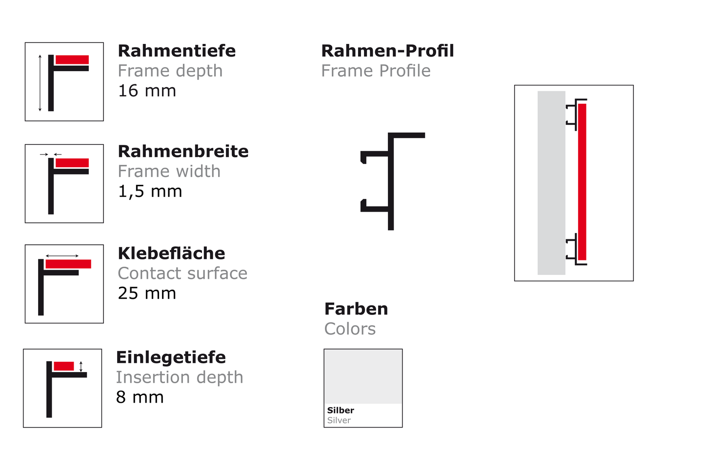 e-X 14 plus | Rahmenprofil | DIASEC