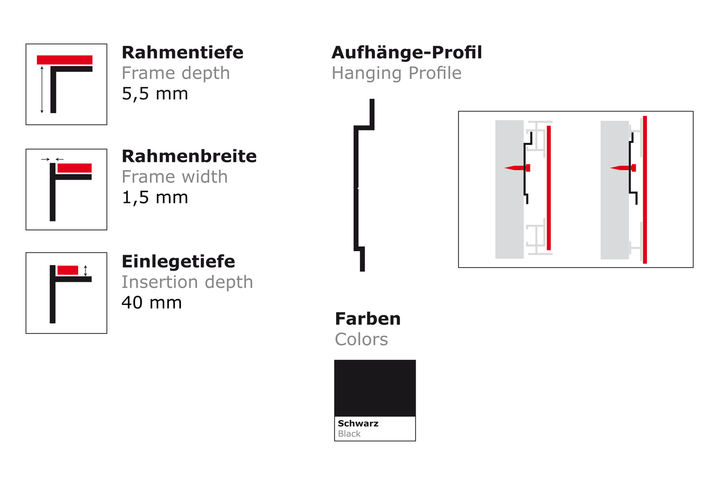 e-X 05 | Wandleistenprofil